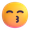 kissing face with smiling eyes